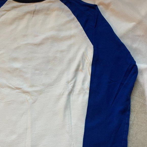 Children's Place Blue and White Soccer T-Shirt, 7/8 - Picture 6 of 8